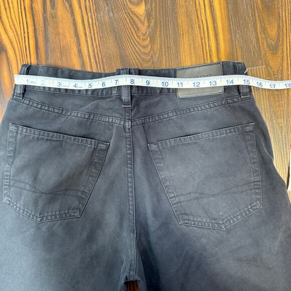 Boss Hugo Boss Black Brushed Denim Jeans Size 32 - Picture 10 of 11